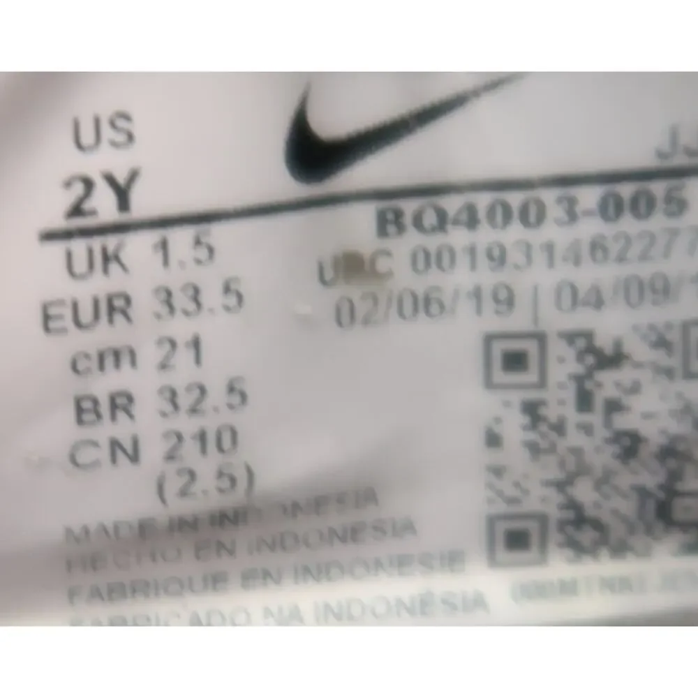 Nike Shoes Kids 2Y React Presto GS Sneakers Black Athletic Trainer Casual Youth